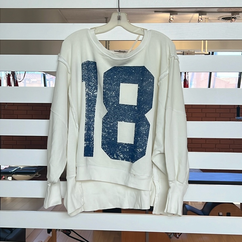 NWOT FREE PEOPLE CAMDEN GRAPHIC SWEATSHIRT - Picture 5 of 8